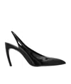 Attico Pointed Toe Slingback Viper Glossy Finish