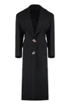 Attico The  Virgin Wool Long Coat