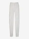 Attico The  Viscose Formal Pants In Neutral