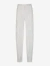 Attico The  Viscose Formal Pants In Neutral