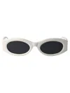 Attico The  White Acetate Sunglasses