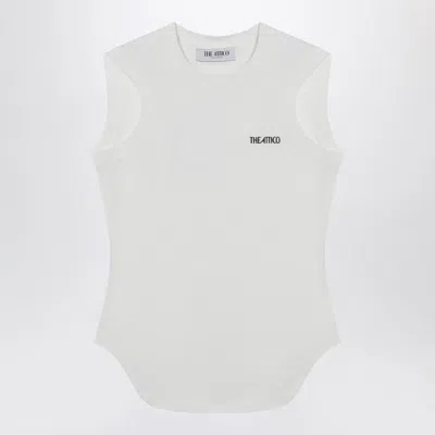 Attico Top Cotone In White