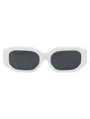 Attico The  White/silver/grey Acetate Sunglasses