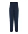 Attico Virgin-wool Palazzo Pants In Black