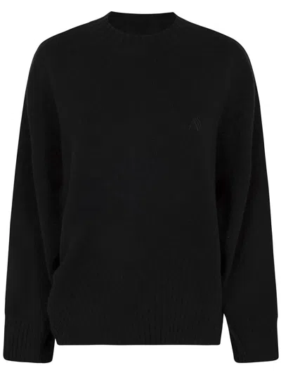 ATTICO THE ATTICO WIDE RIBBED CASHMERE KNIT SWEATER
