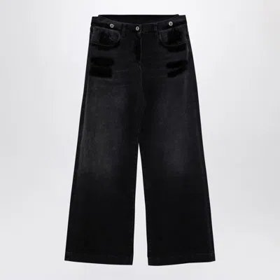 Attico The  Wide Washed Denim Jeans