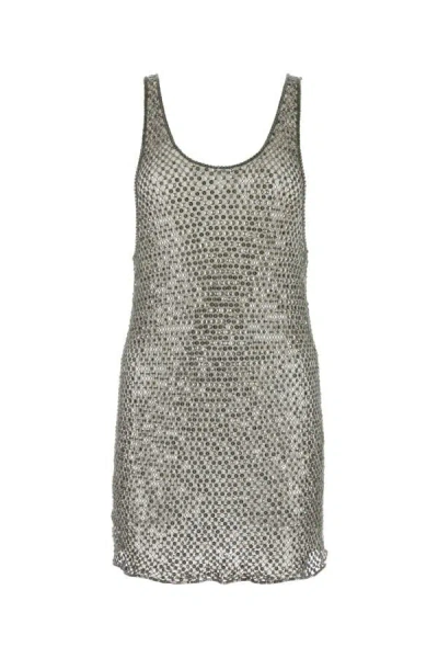 Attico Abito In Silver