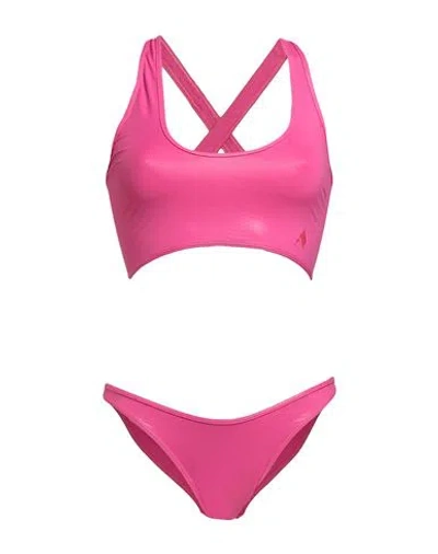Attico The  Woman Bikini Fuchsia Size M Polyamide, Elastane In Pink