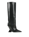 ATTICO THE ATTICO WOMAN BOOT BLACK SIZE 8 LEATHER