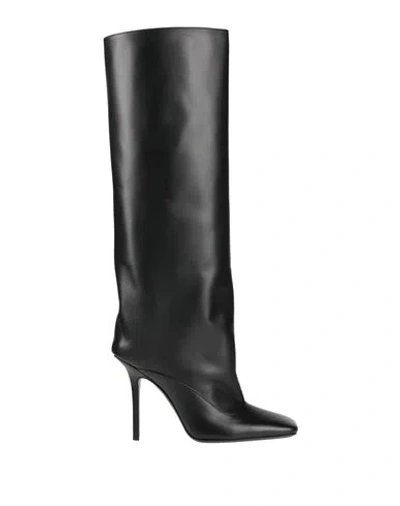 ATTICO THE ATTICO WOMAN BOOT BLACK SIZE 8 LEATHER