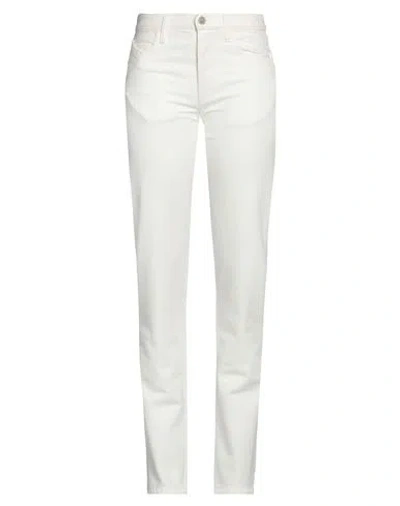 Attico The  Woman Denim Pants White Size 30 Cotton