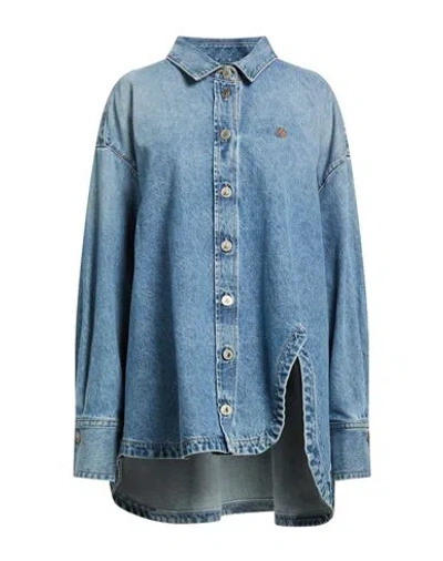 Attico Blue Cotton Shirt