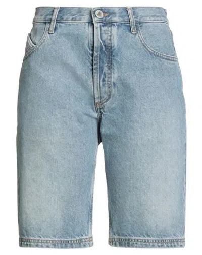 Attico The  Woman Denim Shorts Blue Size 28 Cotton