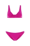 ATTICO THE ATTICO WOMAN FUCHSIA STRETCH NYLON BIKINI