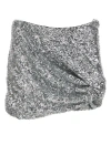 Attico Skirt The  Woman Color Silver In Multicolor