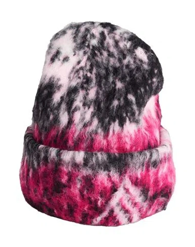 Attico The  Woman Hat Garnet Size Onesize Virgin Wool, Acrylic In Red