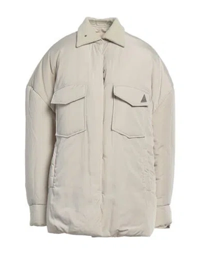 Attico The  Woman Jacket Beige Size 4 Polyester, Cotton