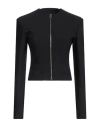 Attico The  Woman Jacket Black Size 6 Polyester, Elastane