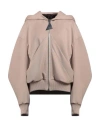 Attico The  Woman Jacket Light Brown Size 2 Virgin Wool In Beige