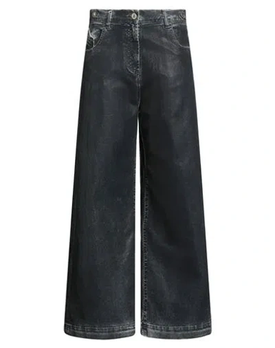 Attico The  Woman Jeans Black Size 27 Cotton, Elastane