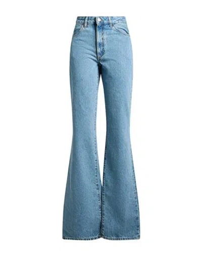 Attico The  Woman Jeans Blue Size 25 Cotton