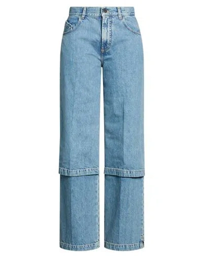 Attico The  Woman Jeans Blue Size 26 Cotton