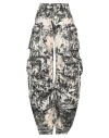 Attico Fern Printed Wide-leg Cargo Jeans In White