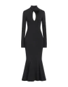 Attico The  Woman Maxi Dress Black Size 6 Rayon, Polyamide, Elastane In Black