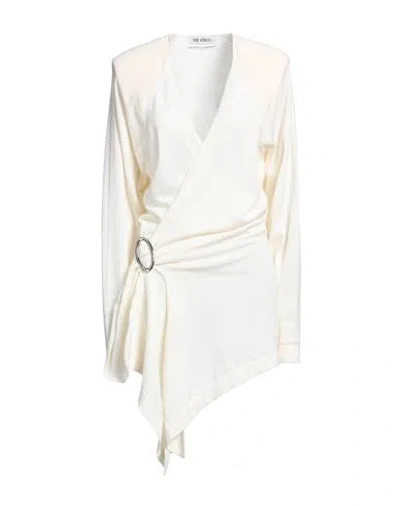 Attico The  Woman Mini Dress Beige Size 2 Wool
