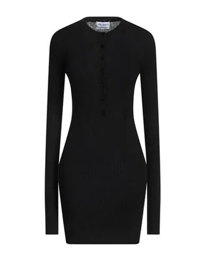 Attico The  Woman Mini Dress Black Size 4 Cashmere