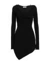 Attico The  Woman Mini Dress Black Size 8 Viscose, Polyester