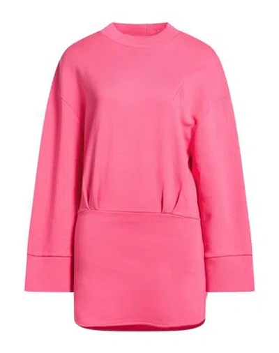 Attico The  Woman Mini Dress Coral Size 4 Cotton, Elastane In Pink