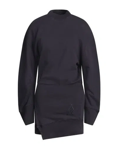 Attico The  Woman Mini Dress Dark Purple Size 8 Cotton, Elastane