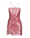 Attico Fujiko Mini Dress In Pink