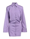 Attico ''margot'' Lavender Mini Dress In Purple