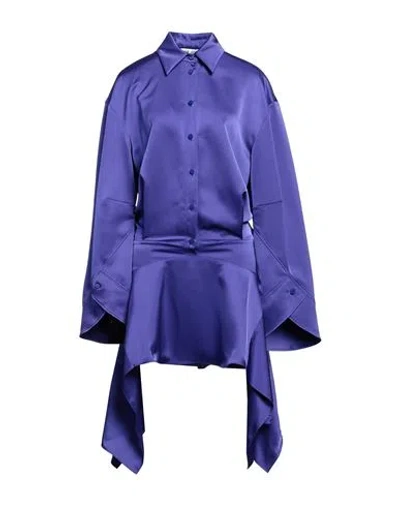 Attico The  Woman Mini Dress Purple Size 4 Polyester