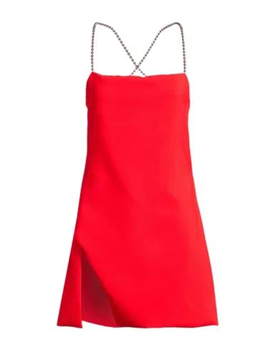 Attico The  Woman Mini Dress Red Size 8 Polyester