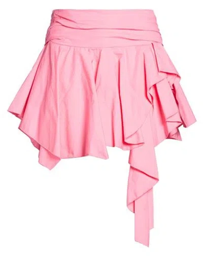 Attico The  Woman Mini Skirt Pink Size 2 Cotton