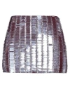 Attico Squared Sequines Rue Miniskirt In Purple