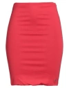 Attico The  Woman Mini Skirt Red Size M Polyamide, Elastane In Red