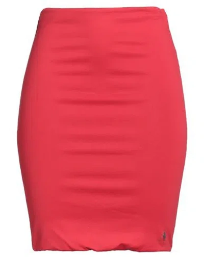 Attico The  Woman Mini Skirt Red Size M Polyamide, Elastane