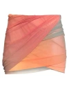 Attico The  Woman Mini Skirt Rust Size 6 Polyamide, Elastane