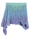 Attico The  Woman Mini Skirt Sky Blue Size 8 Cotton In Blue