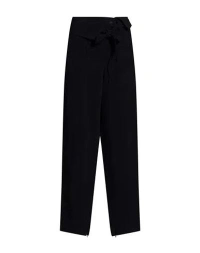 Attico The  Woman Pants Black Size 2 Acetate, Viscose