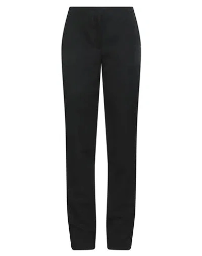 Attico The  Woman Pants Black Size 6 Virgin Wool