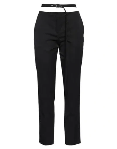 Attico The  Woman Pants Black Size 6 Virgin Wool