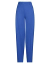 Attico The  Woman Pants Blue Size 8 Virgin Wool, Elastane In Blue