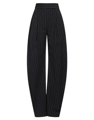 Attico The  Woman Pants Midnight Blue Size 0 Polyester, Viscose, Elastane