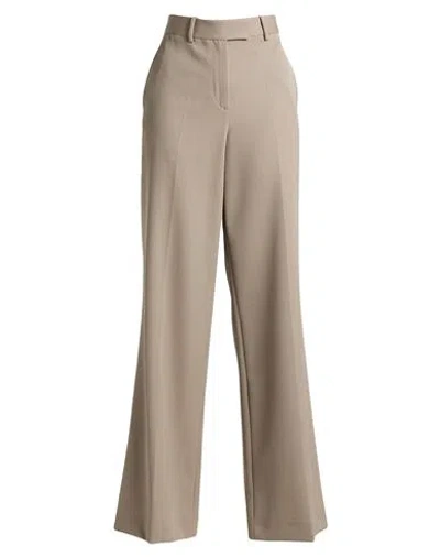 Attico The  Woman Pants Taupe Size 6 Virgin Wool In Brown