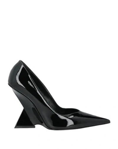 ATTICO THE ATTICO WOMAN PUMPS BLACK SIZE 8 LEATHER